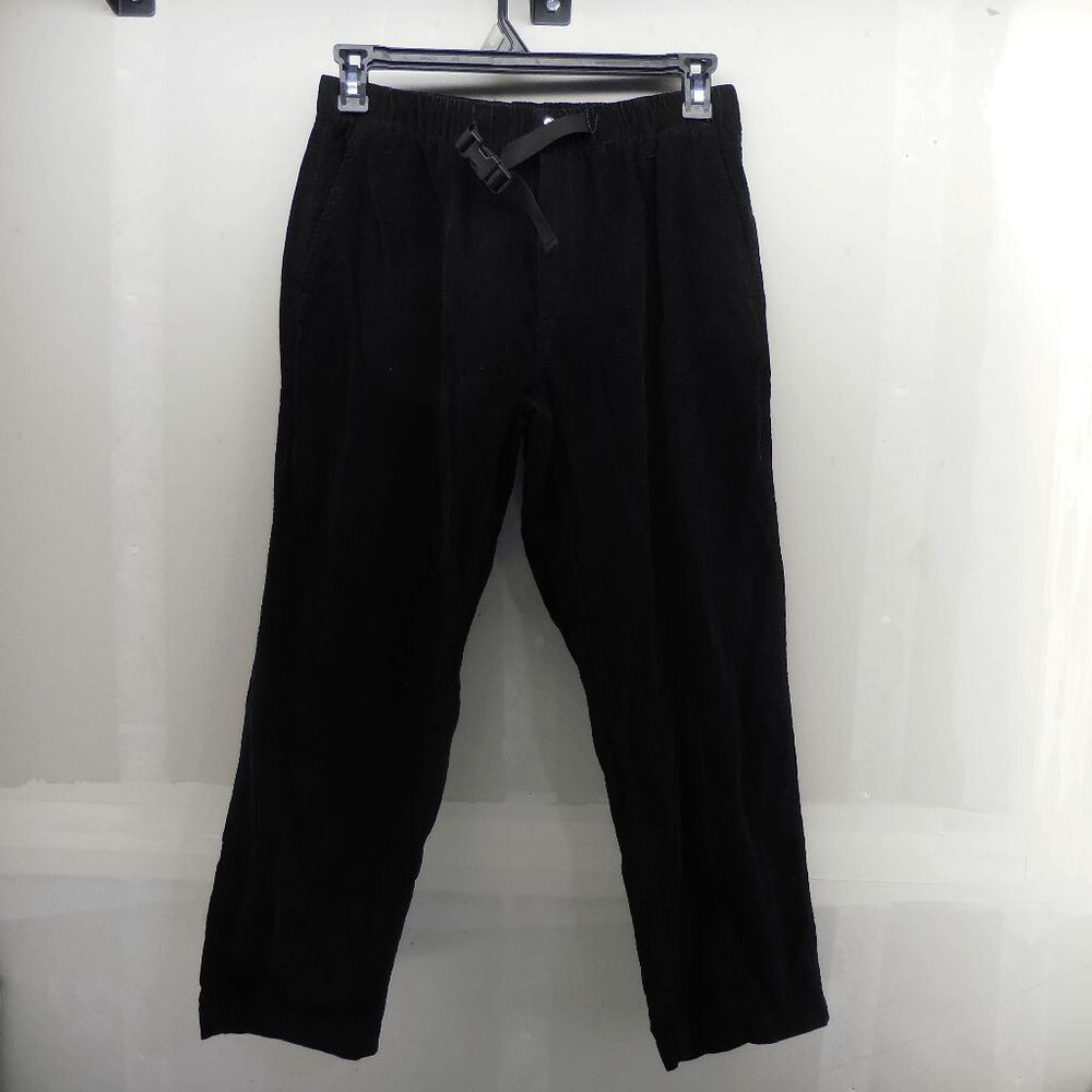 The North Face Pants Womens Medium Black Corduroy Easy Wide Leg Belted EUC - Picture 2 of 12
